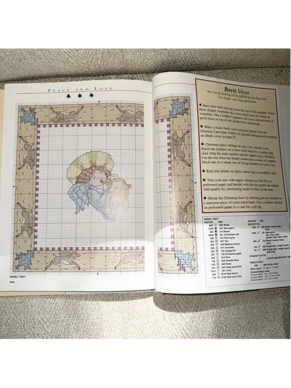Vintage Pristine Condition Mary Englebreit First Cross Stitch Book 190 Pages